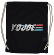 YO JOE Drawstring Bag GI Joe Commander Cobra Kai Destro Action Force Movie