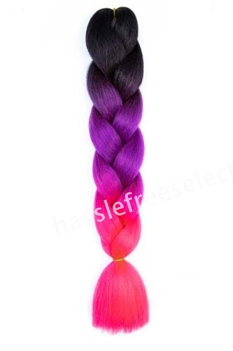 Jumbo Braiding Hair 60cm Hair Extensions Kanekalon Fiber Braid Synthetic Crochet - Picture 109 of 178