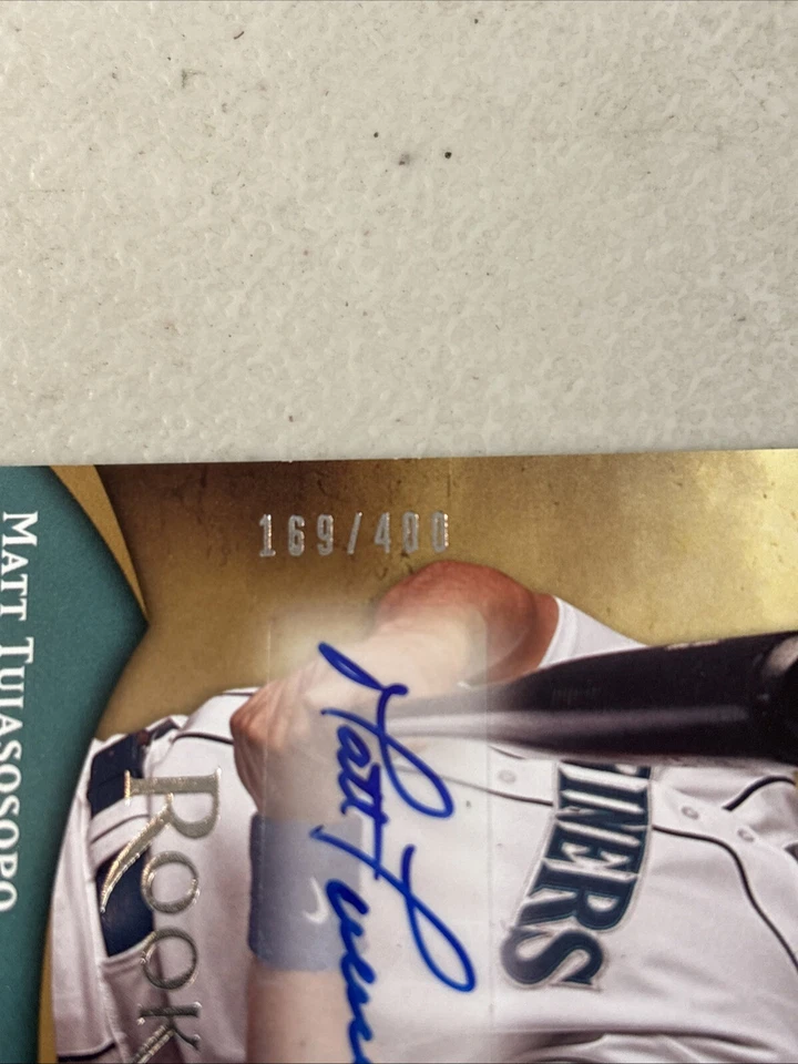 2009 Icons Auto 141 Matt Tuiasosopo 169/400 - Image 2 of 3