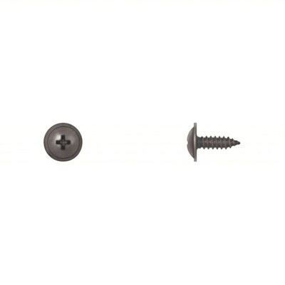Black Zinc Phillips Truss Screws 4.8-1.61x16mm (25 PCS)
