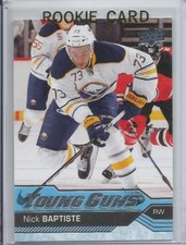 2016-17 UD Upper Deck Young Guns Nick Baptiste Rookie Card RC #477 Mint