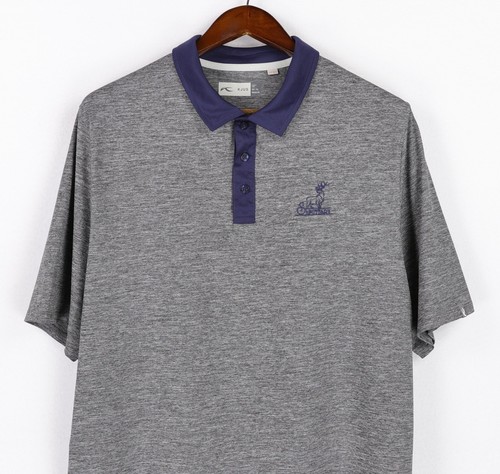 Camisa Polo Kjus Luca Para Hombres XL 54 Gris Elastizada Manga Corta UPF 50+ Sanctuary GC - Imagen 3 de 8