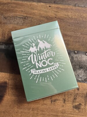 Winter NOC Survival Green Metallic Green #XXX/1000 Playing Cards   