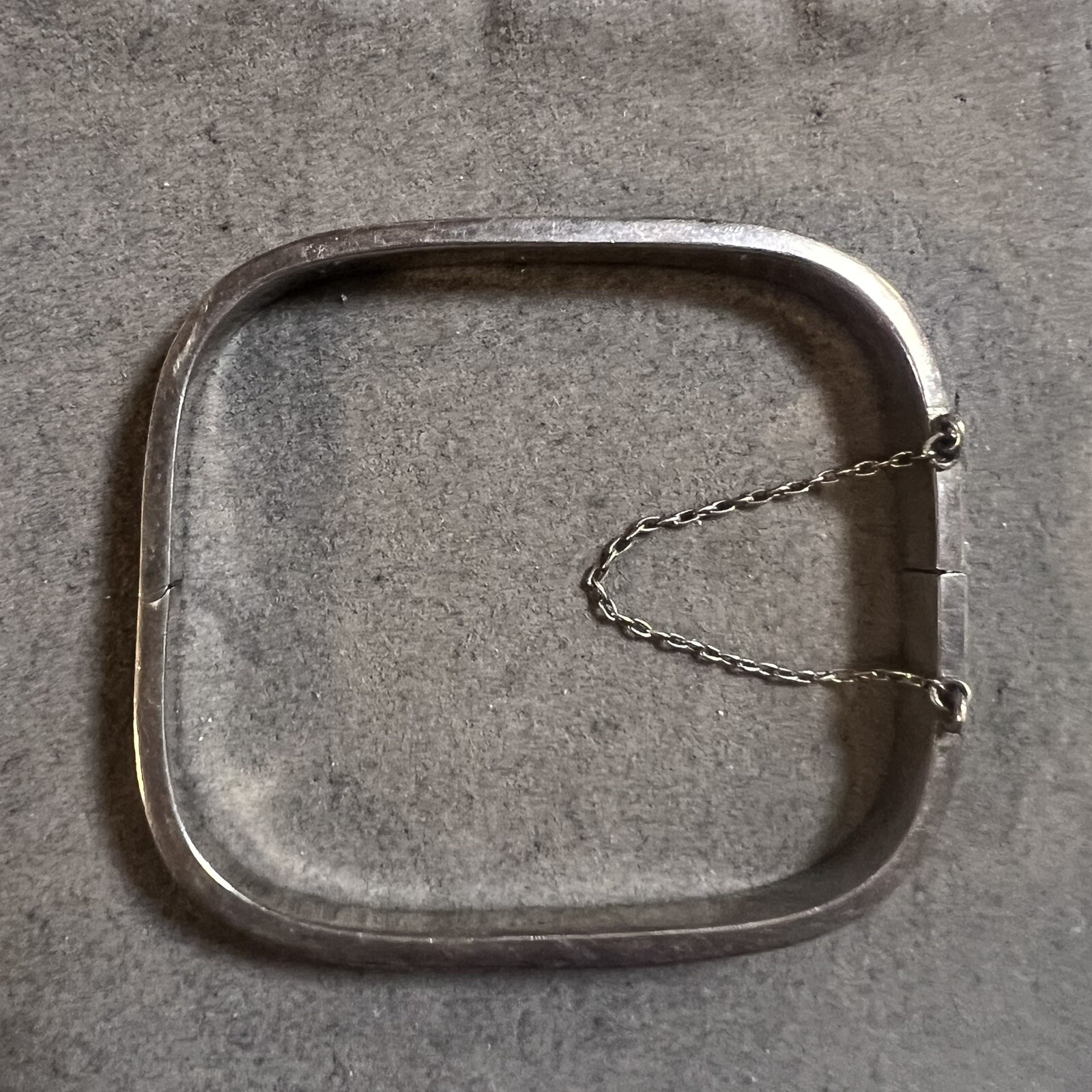 Vintage Designer Rounded Square Shape Sterling Si… - image 13