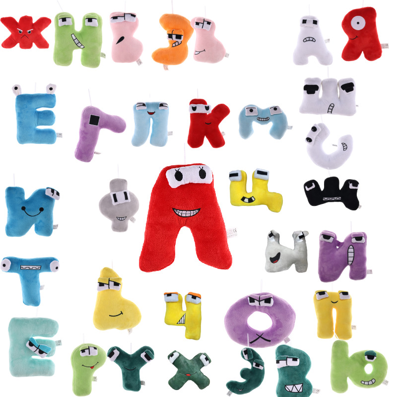 ALPHABET LORE RUSSIAN Letter Plush Toy Pillow Perfect Gift For