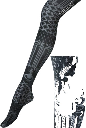 ꒰ঌ໒꒱vivienne westwood 柄タイツ　itimi y2k Vivienne Westwood Tights Black 50denier onepoint ORB Size M- L | eBay