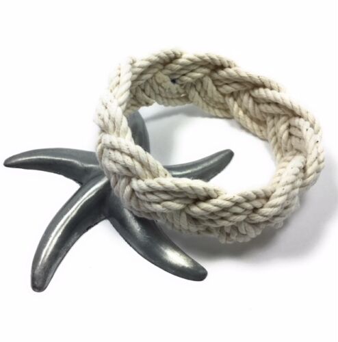 Original Cotton Rope Sailor Knot Bracelet Natural White - Picture 3 of 7