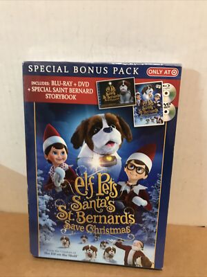   Elf on the Shelf Elf Pets Santa's St. Bernards  Christmas,Slipcover,New  