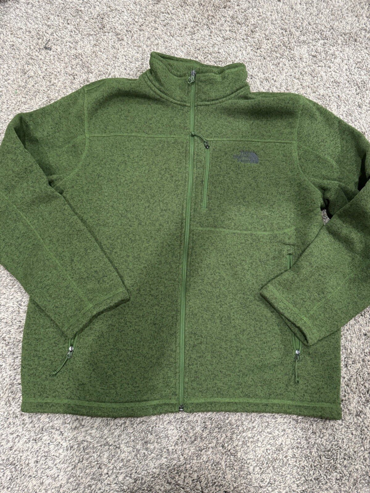 Northface Full Zip Jacket Forest Green Men’s XL
