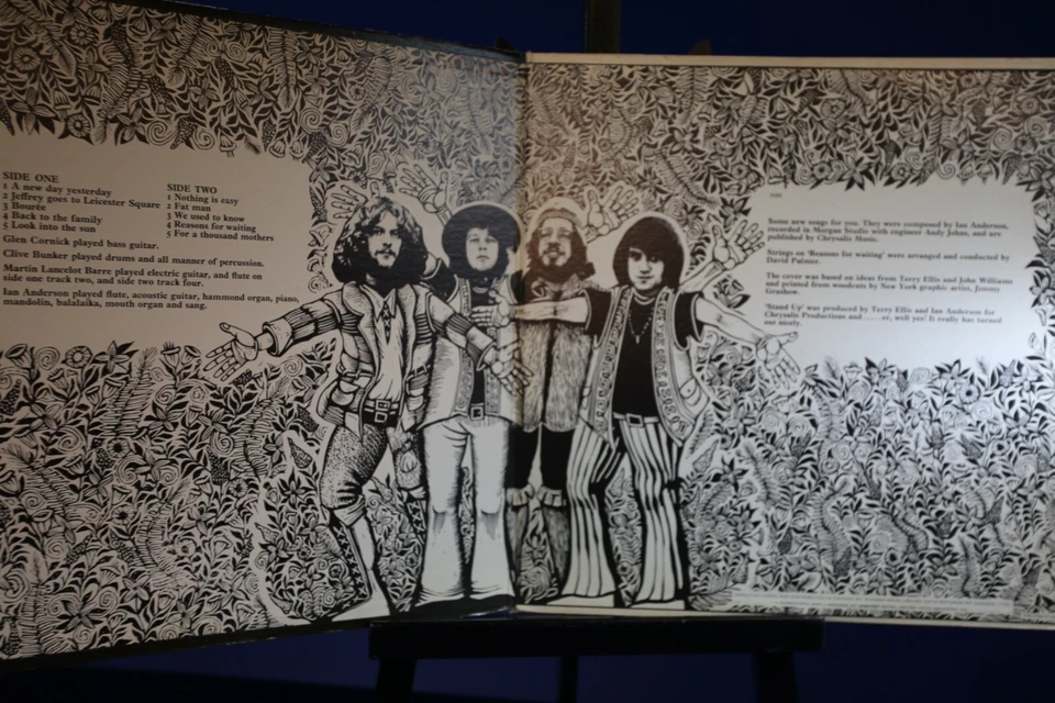 JETHRO TULL Stand Up LP Vinyl Gatefold Reprise Record Ultrasonically Cleaned - Image 3 of 4