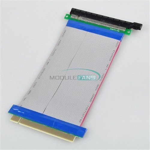 PCI-E 1X 4X 8X 16X Riser Card Ribbon Extender Extension Cable Professional - Picture 7 of 28