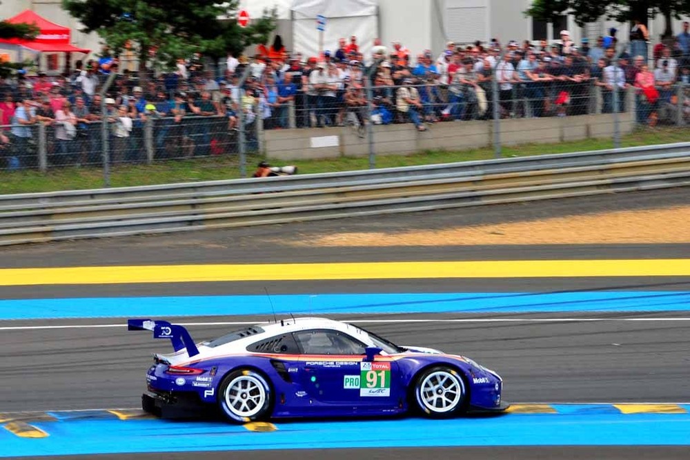 Porsche 911 RSR No91 2018 Le Mans 24h motorsport photo print poster