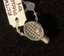 NWT Chamilia Bead Sterling Silver Tennis Racquet, Free Shipping