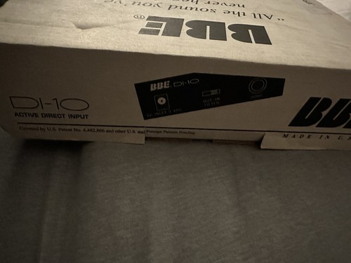BBE DI-10 ACTIVE DIRECT INPUT DI NEW - Picture 6 of 7