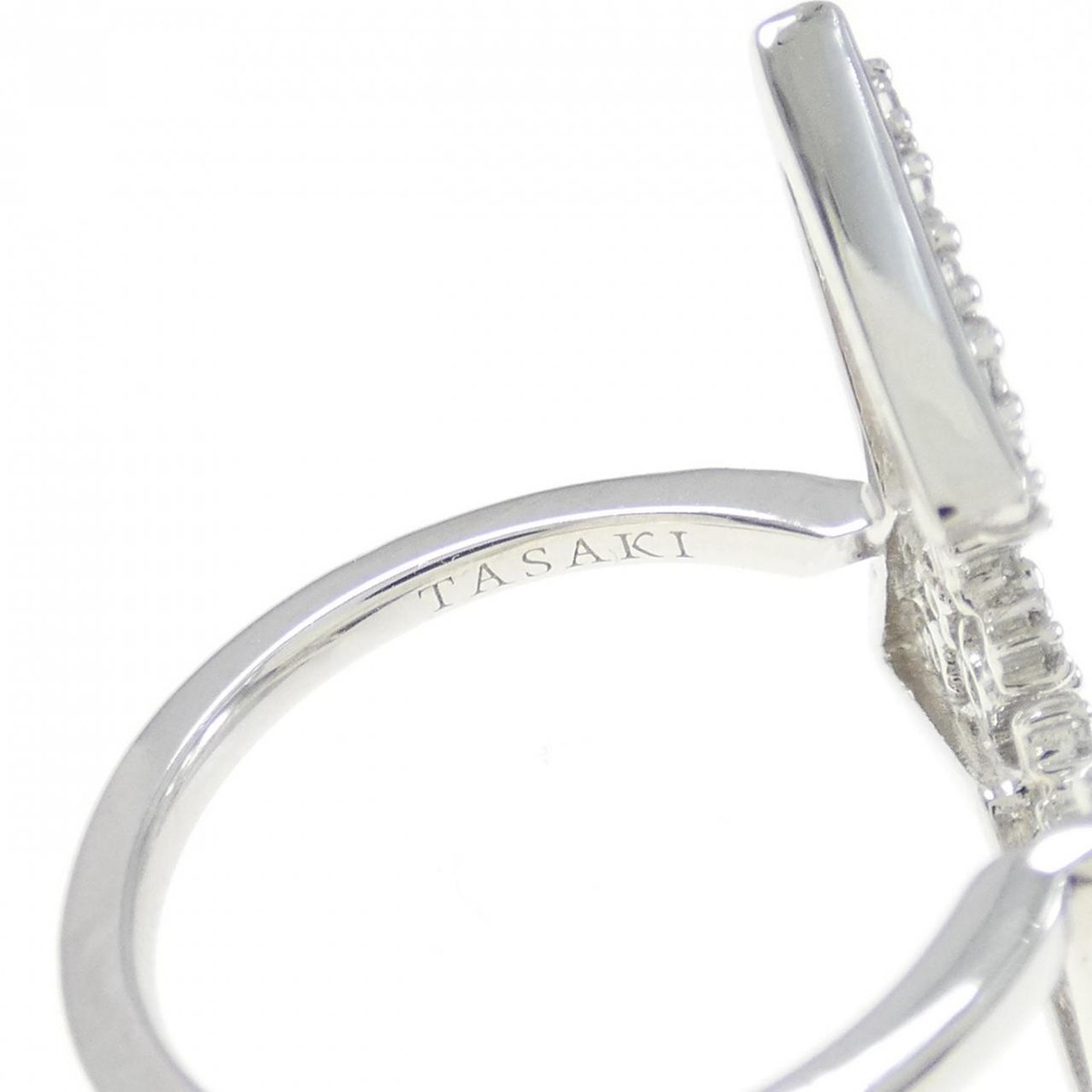 アクセサリー ta Authentic TASAKI Abstract Star Ring 0.17CT #260-006-692-1158