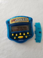 Radica Color Poker - Blue -Tested  Works 1999
