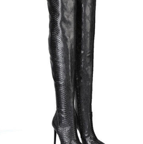 GUCCI ~ Tom Ford RARE Real snakeskin over knee boots ~ US: 7 ; EU: 37 *AUTHENTIC - Picture 17 of 20
