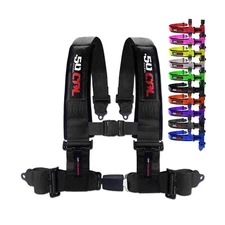 2 & 3 in 4 point harness for bucket seat with Push Button Release, 10 colors ...