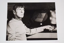 Star Trek The Motion Picture Glossy Photo 8x10 Leonard Nimoy as Spock on bridge