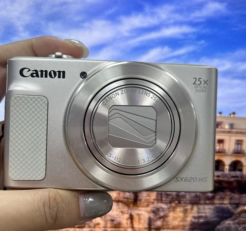 Canon Powershot SX620 HS Silver Compact Digital Camera 25x Optical Zoom 95% New - Picture 2 of 8