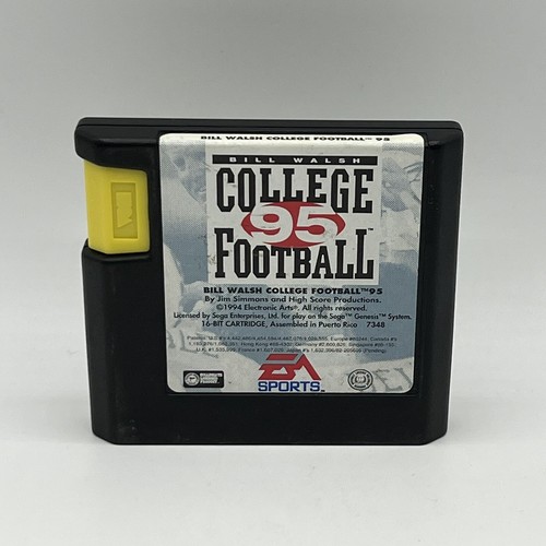 Lot De 4 Jeux Sega Genesis - Bill Walsh College Football 95 Et 97 - état Correct - Rétro Gaming