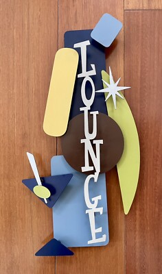 Wall Art - 3D Metal Lounge Sign