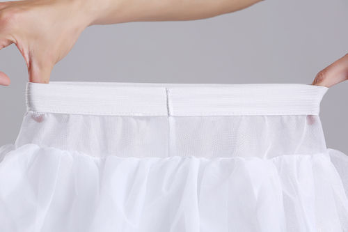 6 Style White A Line/Hoopless/Flower Girl wedding Crinoline Petticoat/Underskirt - Picture 8 of 17