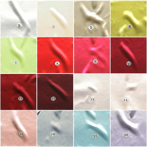SHINY SILKY STRETCH BRIDAL SATIN FABRIC WEDDING DRAPERY DRESS COSTUME STUDIO 17Y - Picture 10 of 74