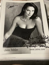 Saira Mohan TTM Signed 8.5x11 Photo Model Elle India Today Teen Patti