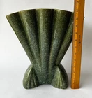 Brush McCoy Art Deco Pottery Fan Vase 721, American 1930