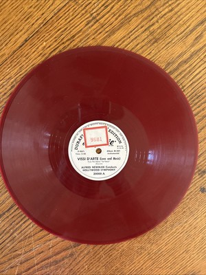 2-PROMOS-Alfred Newman VISSI D  ARTE/ MALAGUEÑA-10'' 78 rpm Vinyl Majestic