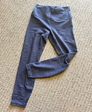 lululemon Women's Gray Pull-On Yoga Leggings Size 8 Stretch Athleisure