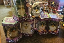 Lot Of 6 Original 1998 Furby Vintage In Box Rare Tiger Electronics Toy 90s