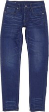 G-Star 3301  Herren Blau Straight Slim Stretch Jeans W28 L33 (86934)