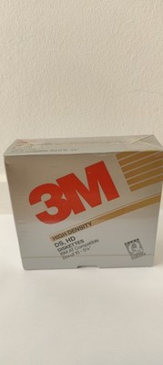 3M 5,25'' Floppy Disketten 10er DS/HD HD NOS OVP Sealed Vintage