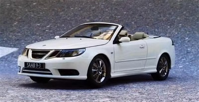 Fertigprodukt im Maßstab 1:18 für Floz für Saab für 9-3 weiße LKW Fertigmodell