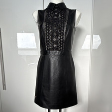 Philipp Plein Etuikleid Damen 38 Schwarz Lede...