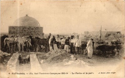 CPA TUNESIA Fatnassia-Le Fortin et le puits (268587)
