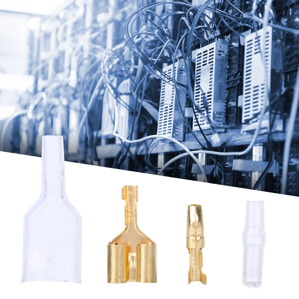 20 Set 1 To 2 Female/Male Bullet Crimp Terminals Electric Wire Connecting Tool - Image 4 of 4