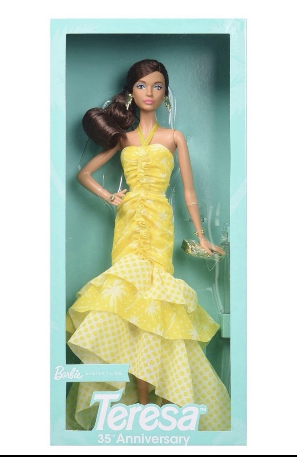 Barbie Signature 35th Anniversary Teresa Doll  HJX32 NRFB New In Shipper
