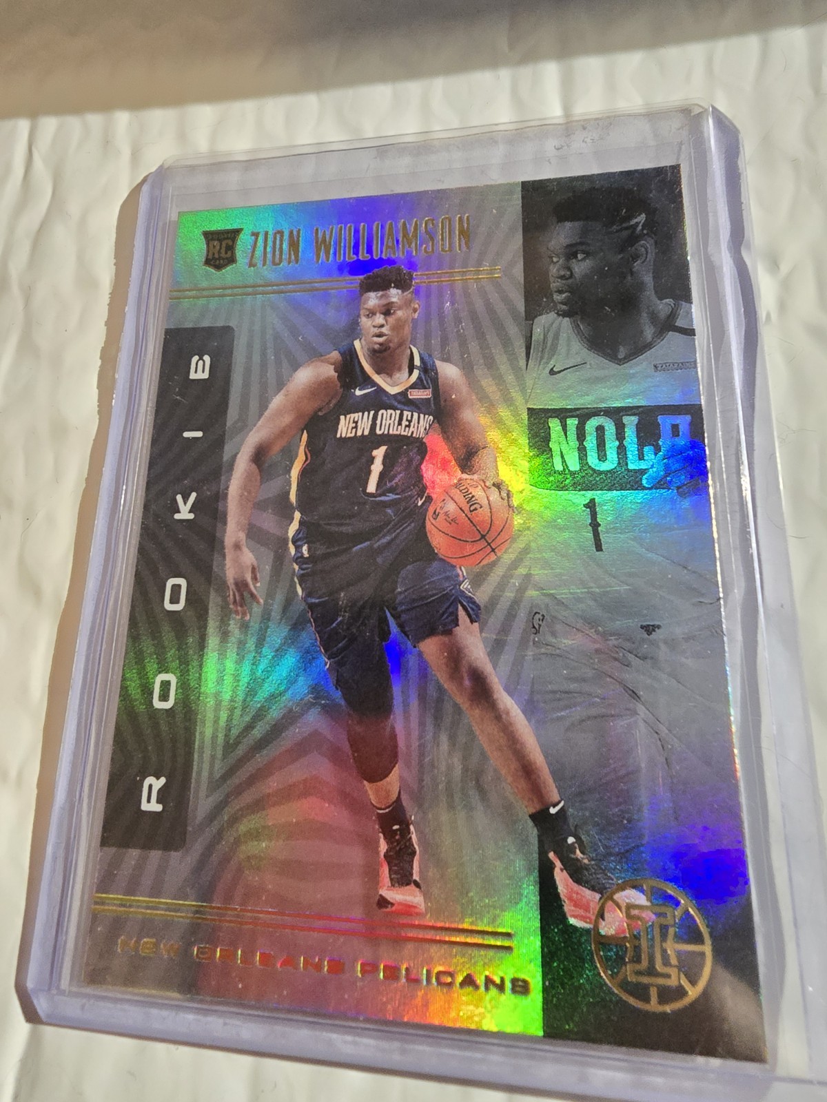 2019-20 Panini Illusions Zion Williamson #151 Pelicans RC