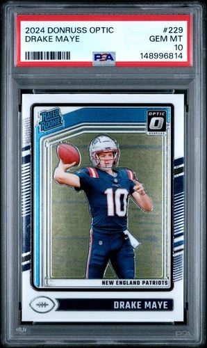 2024 PANINI DONRUSS OPTIC #229 DRAKE MAYE PSA 10