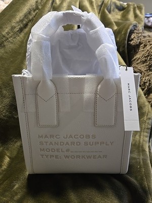 Marc Jacobs Standard Supply Tote Bag In Cotton Colored Leather NWT