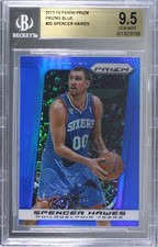 2013-14 Panini Prizm Wal-Mart Blue Prizm Spencer Hawes #20 BGS 9.5 GEM MINT 3c7