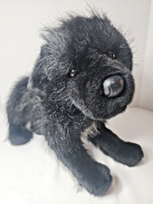 Douglas 15" Bundy Newfoundland Dog Black Plush Cuddle Toy Stuffed Fluffy