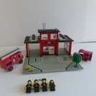Vintage LEGO #6382 Fire Station LEGOLAND Town 99.2% w/ 4 Minifigs No Manual