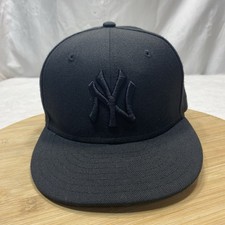 New York Yankees Hat Cap New Era Youth Kids Boys 9Fifty MLB Black Logo