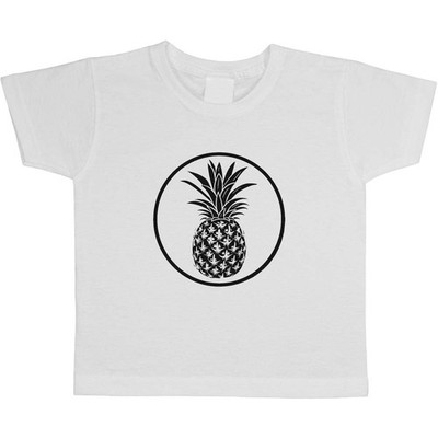 ''Ananas im Kreis'' Kinder / Kinder Baumwolle T-Shirts (TS047157)