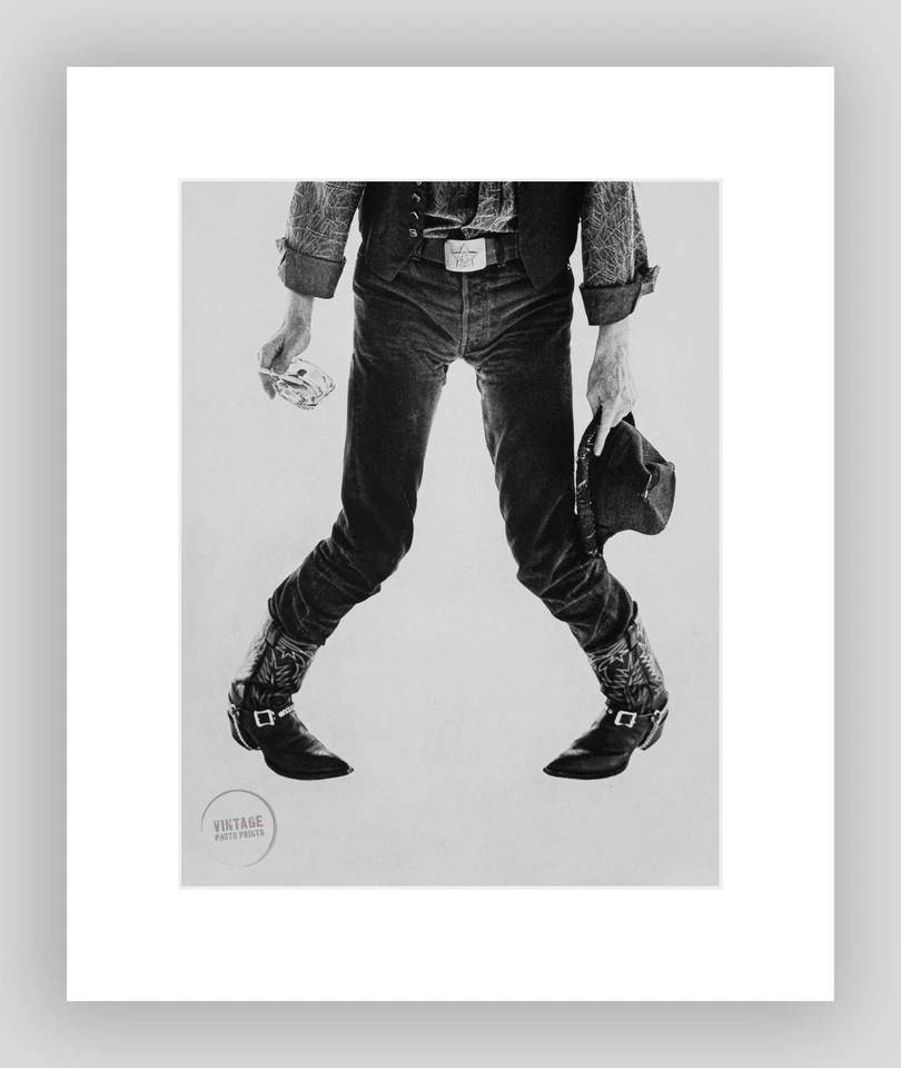 Foto de Colección Herb Ritts Impresión David Bowie Los Ángeles Fotograbado 1987 Mat 16x20 Foto 2 de 2