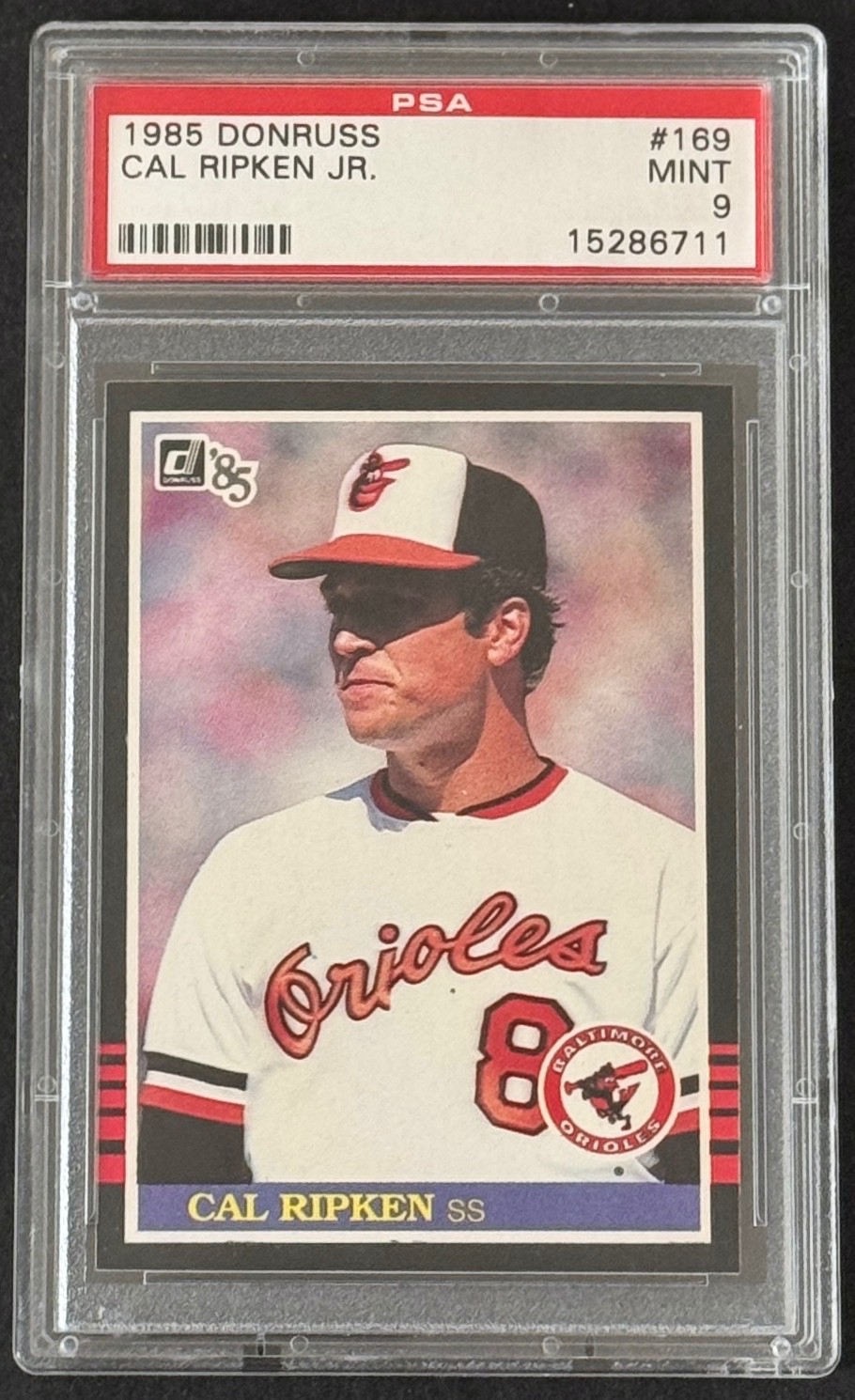 CAL RIPKEN JR. 1985 Donruss #169 PSA 9 MINT BALTIMORE ORIOLES *Free Shipping*